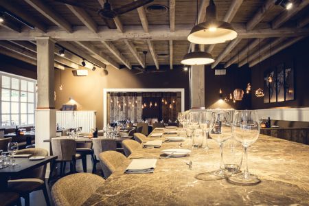 Brasserie Leysen / realisatie in samenwerking met <br><a href='http://www.tailormate.be/' target='_blank'>Tailormate</a> en Bouwcenter Dils