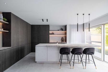Project in samenwerking met Atelier Plus, VIB Interieur & Bouw, Benedetti Interieur & DILS | Fire • Stone • Wood