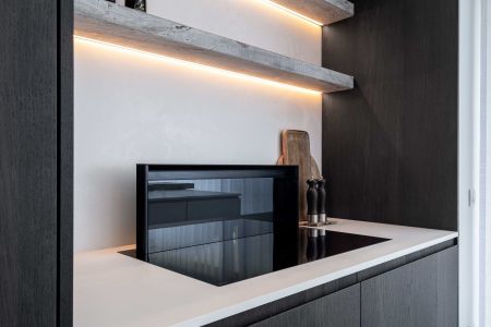 Project in samenwerking met Atelier Plus, VIB Interieur & Bouw, Benedetti Interieur & DILS | Fire • Stone • Wood