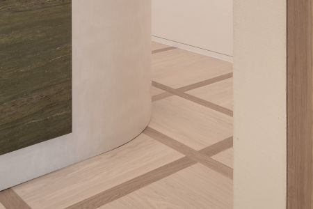 Project VA Westerlo. praktijk van Dr. Hanna Aerts in samenwerking met SD Schrijnwerkerij, Devos Interieur en DILS | Fire • Stone • Wood. Fotografie door Aperture 8.6