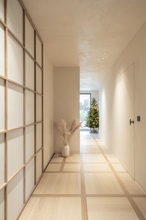Project VA Westerlo. praktijk van Dr. Hanna Aerts in samenwerking met SD Schrijnwerkerij, Devos Interieur en DILS | Fire • Stone • Wood. Fotografie door Aperture 8.6