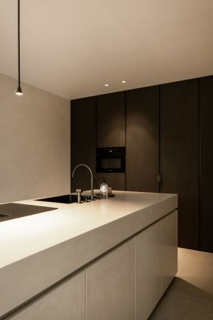 Project VA Westerlo. praktijk van Dr. Hanna Aerts in samenwerking met SD Schrijnwerkerij, Devos Interieur en DILS | Fire • Stone • Wood. Fotografie door Aperture 8.6